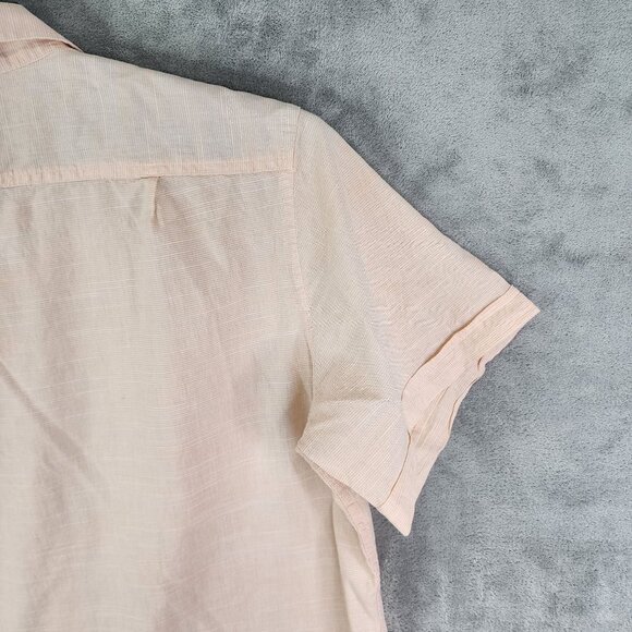 Men's Izod Saltwater Relaxed Classics Shirt Short Sleeve Button-Down Size XL - Picture 9 of 14